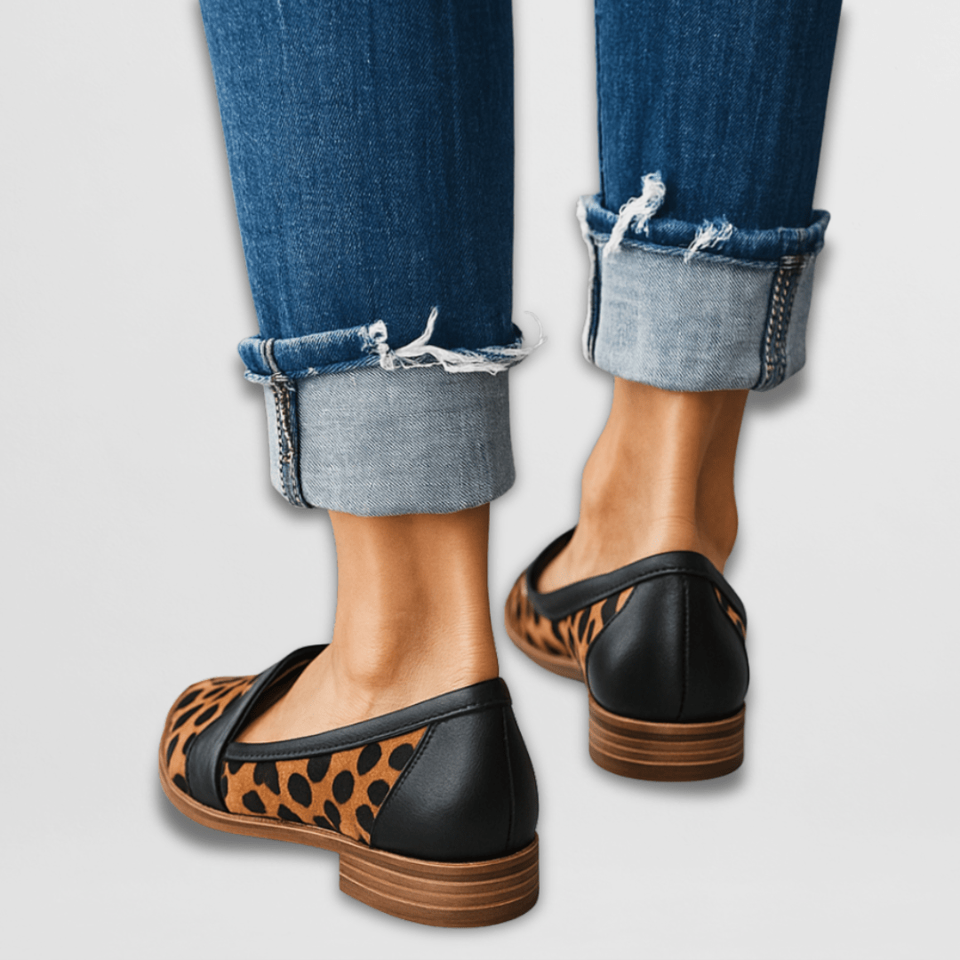Teresa | Mocasines de efecto ante
