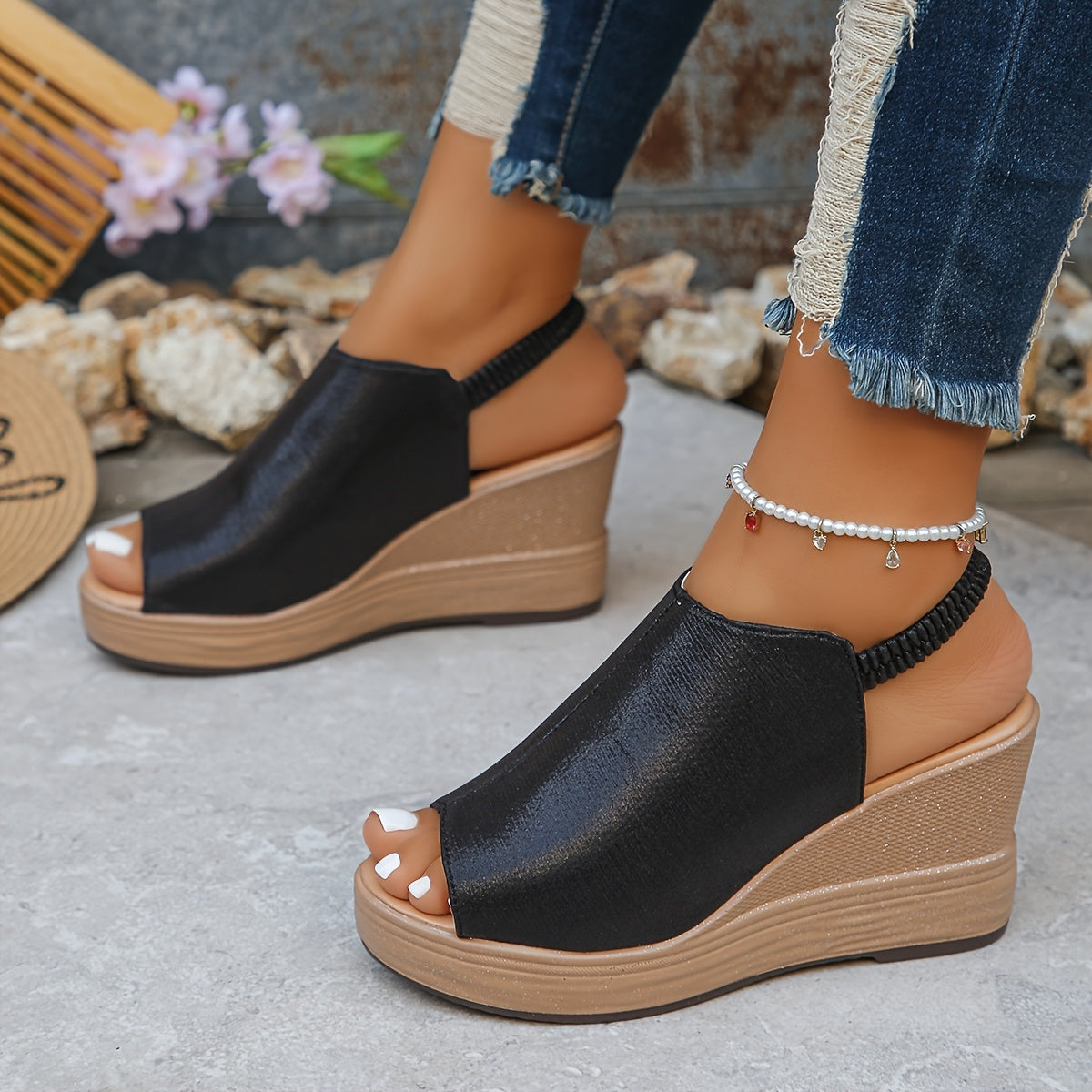 Aurora | Sandalias cómodas con cuña