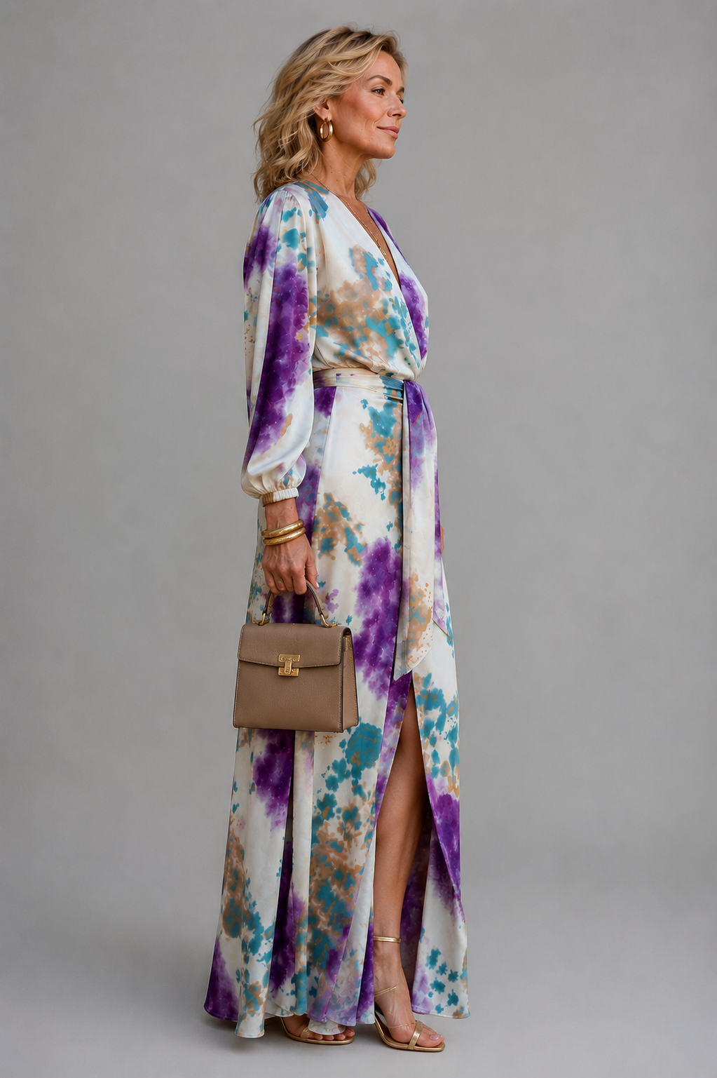 Cristina | Conjunto elegante de falda larga y top