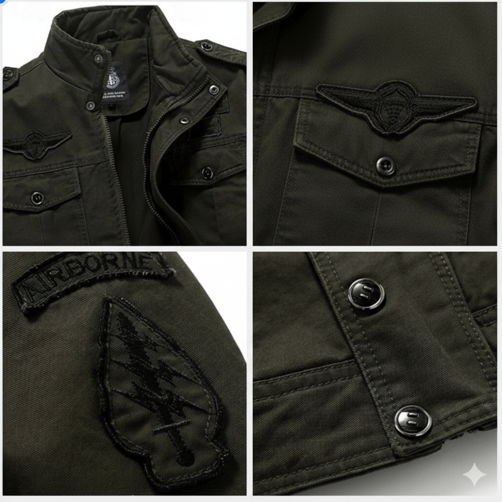 REAL | Chaqueta de estilo militar