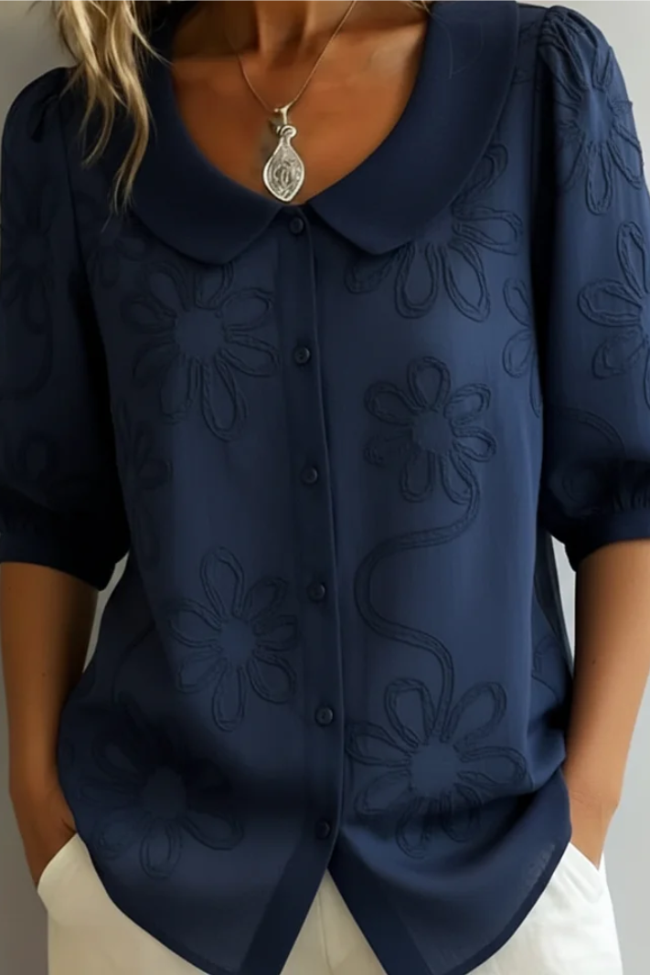 Blusa floral elegante