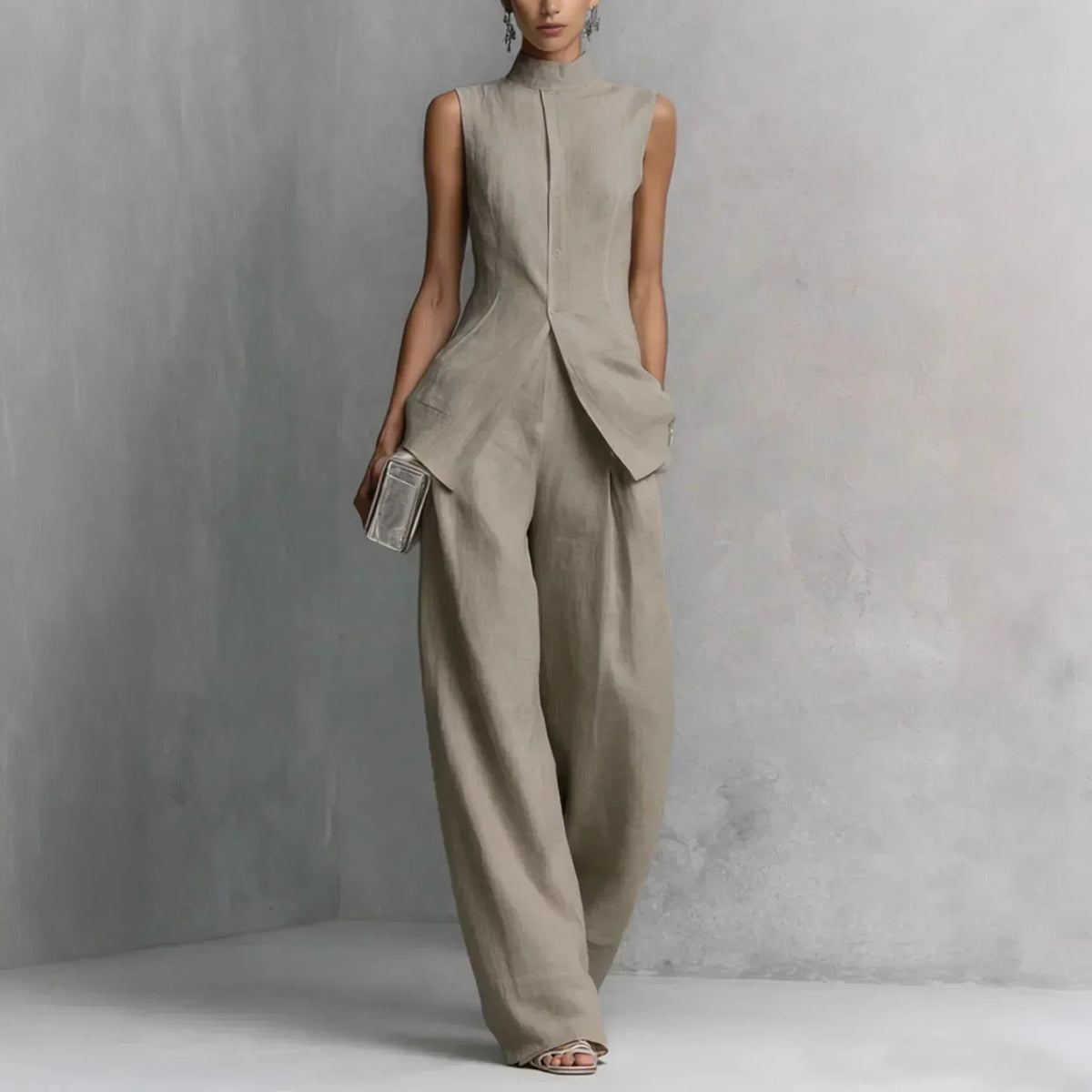 Conjunto casual de dos piezas para verano y otoño