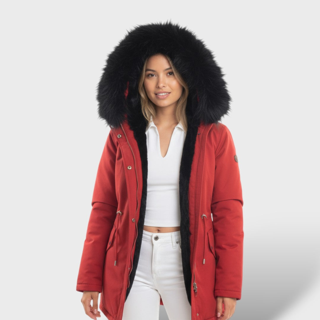 Abrigo de invierno elegante para mujer