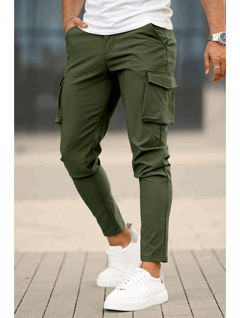 Franco | Pantalones cargo verdes
