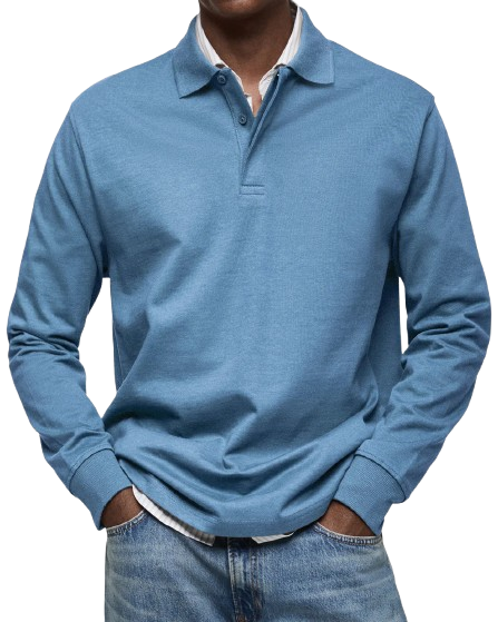 Alberto | Polo elegante de manga larga