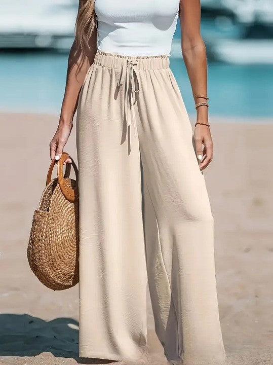 Pantalón playero ancho y cómodo