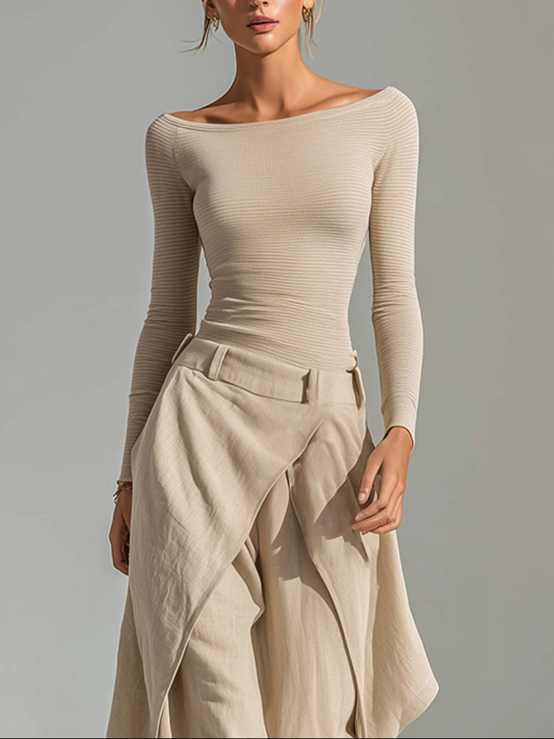 REAL | Conjunto beige exclusivo