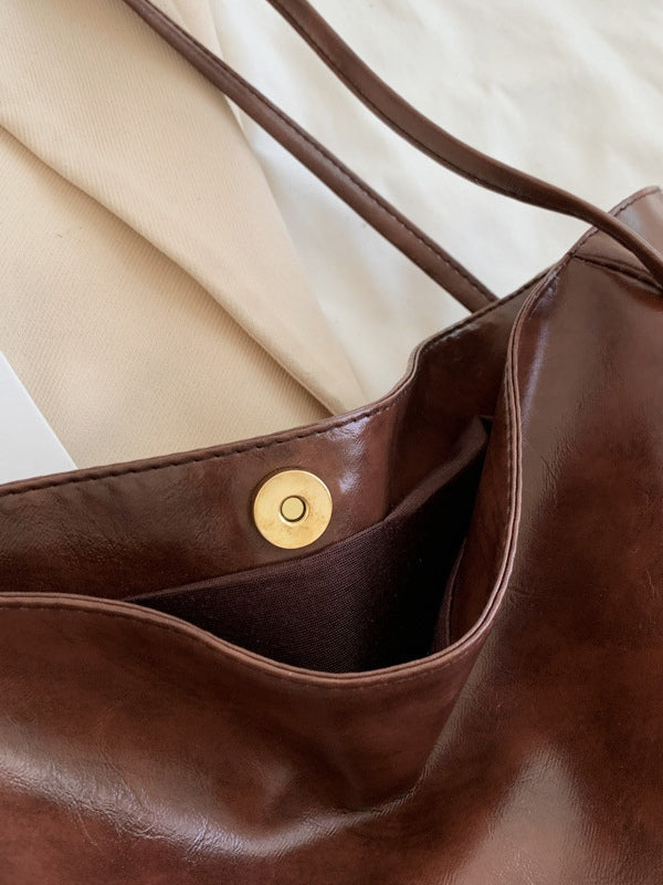 Bolso bandolera efecto piel