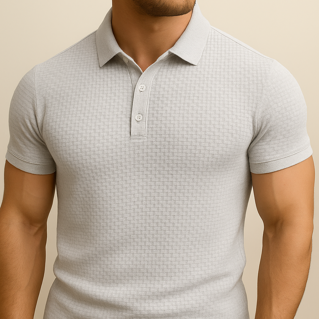 Polo de manga corta calado