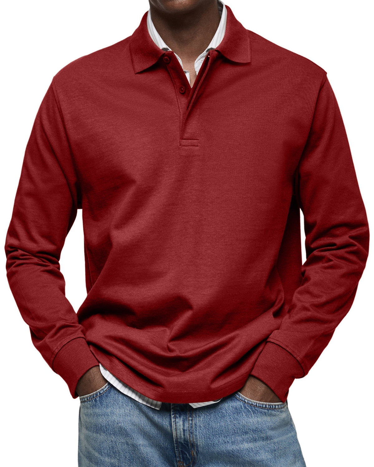 Alberto | Polo elegante de manga larga