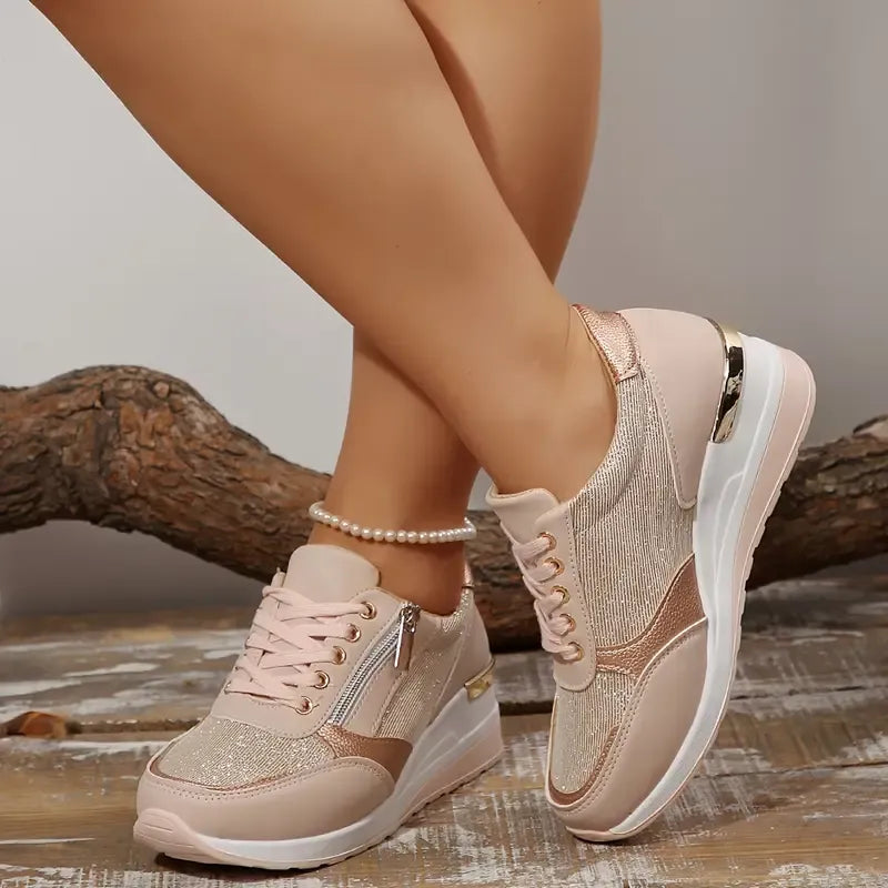Julia | Zapatos con cordones y cierre lateral