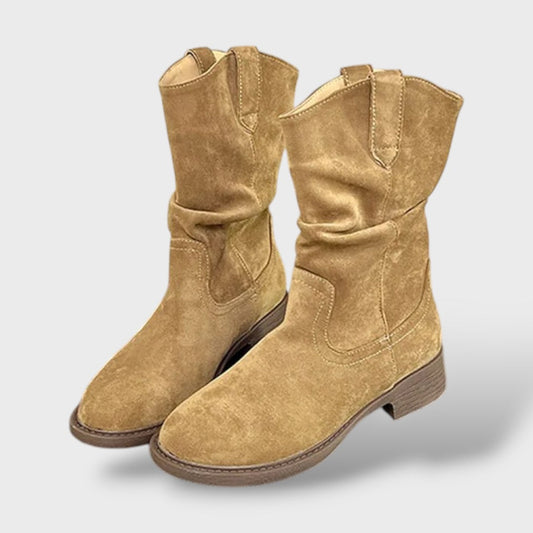 Botas camperas de media caña en ante