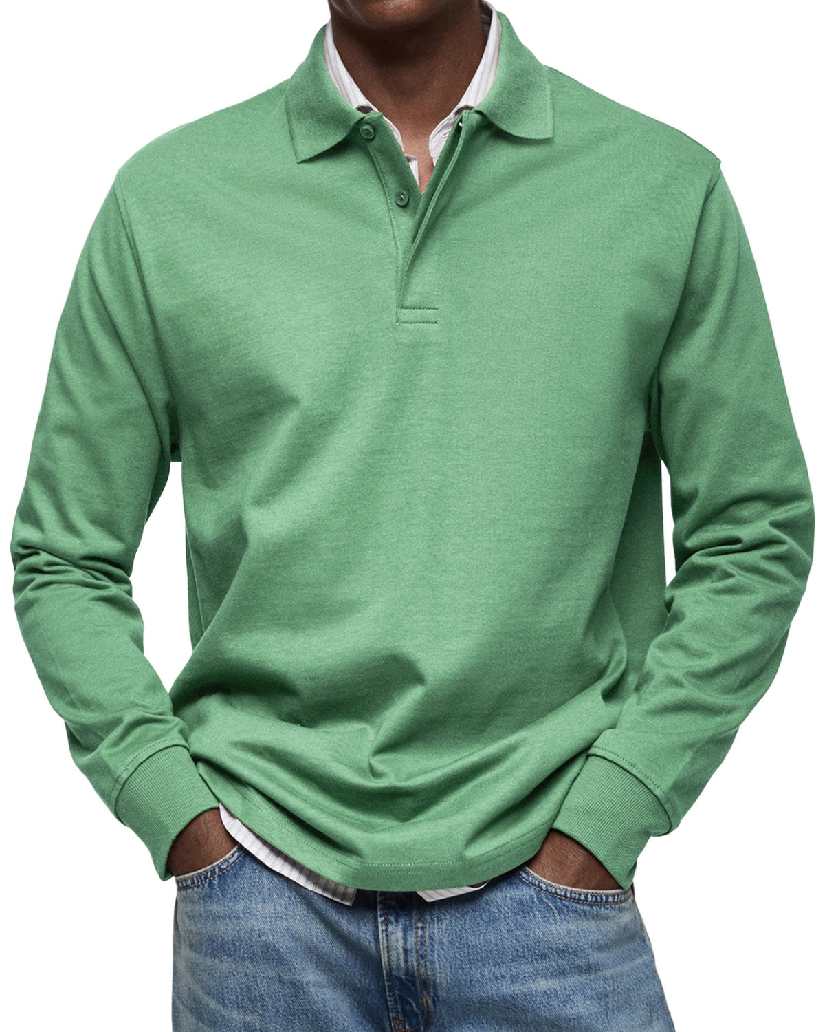 Alberto | Polo elegante de manga larga