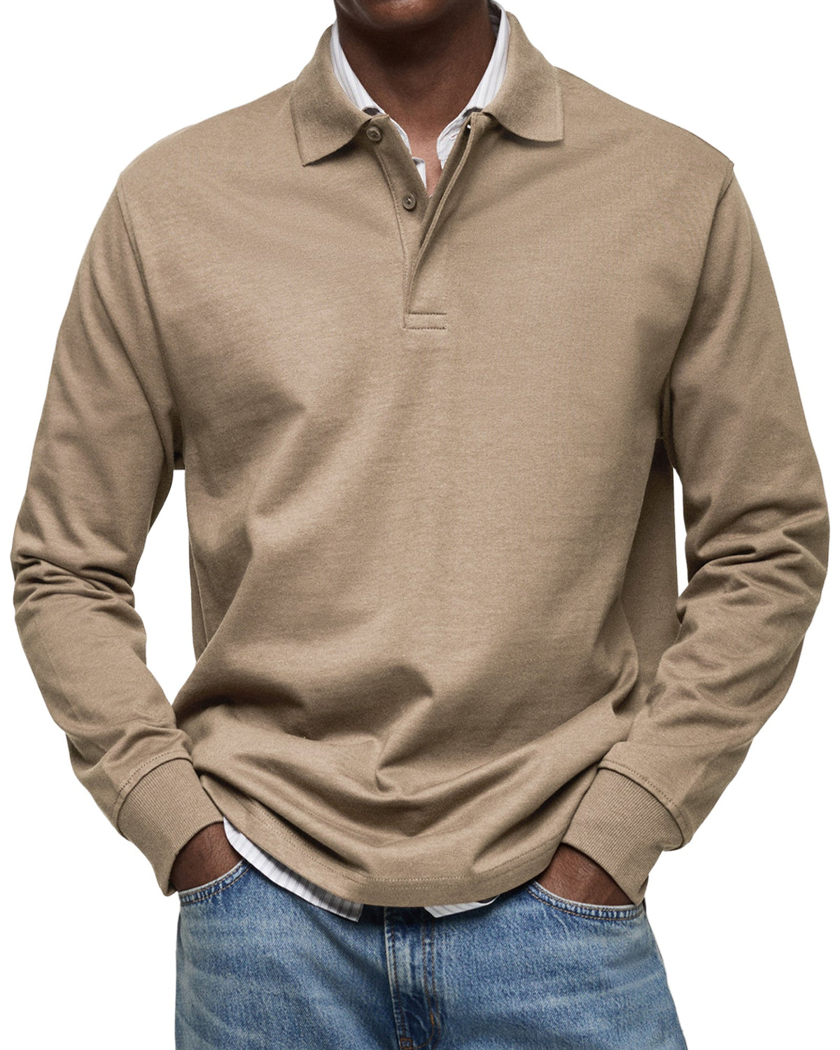 Alberto | Polo elegante de manga larga