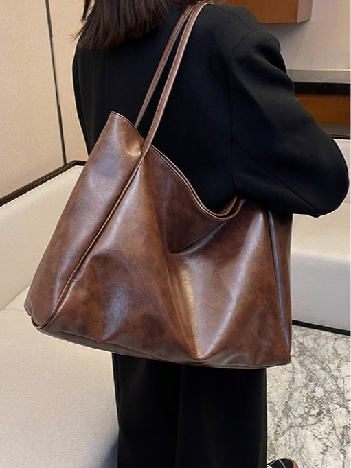 Bolso bandolera efecto piel