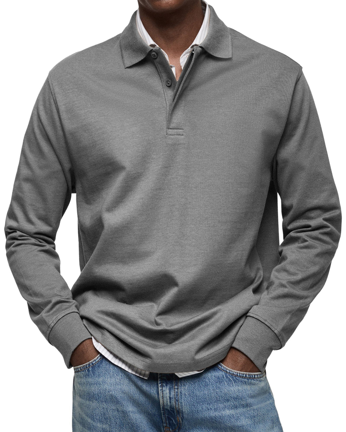 Alberto | Polo elegante de manga larga