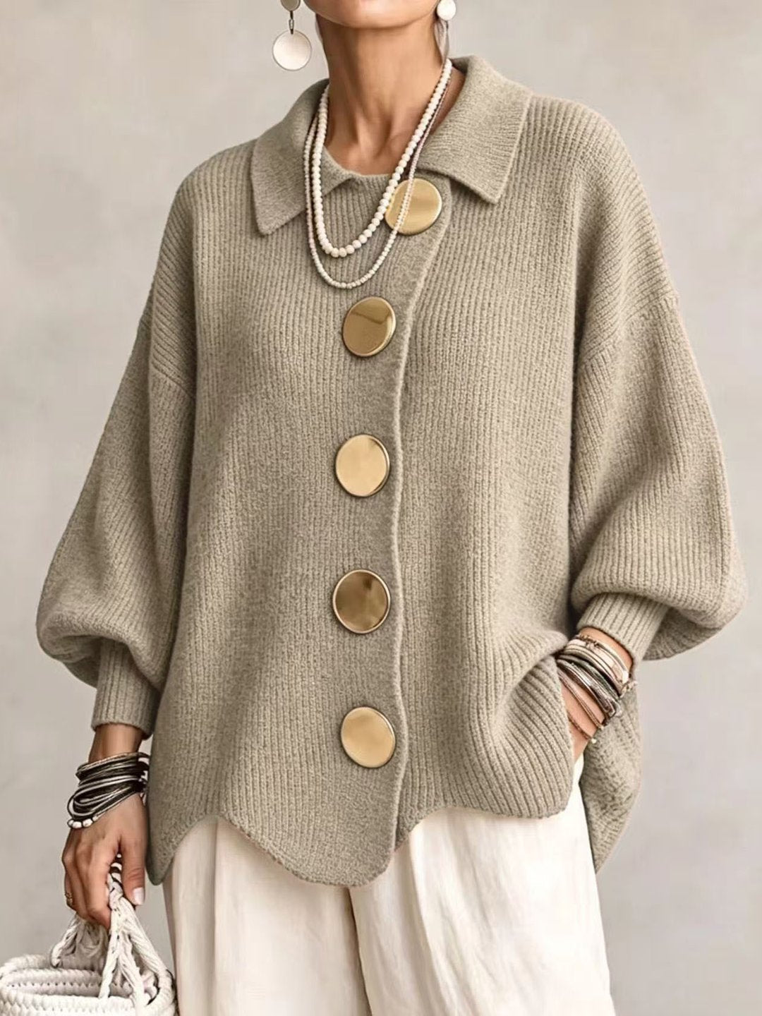 REAL | Cárdigan oversize de edición limitada