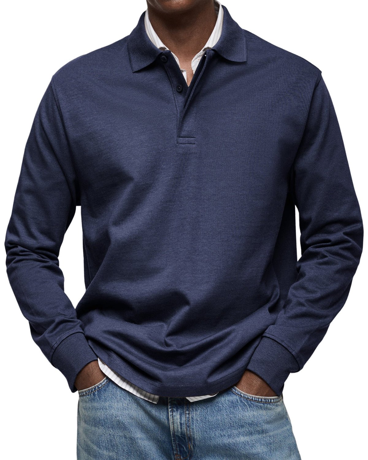 Alberto | Polo elegante de manga larga