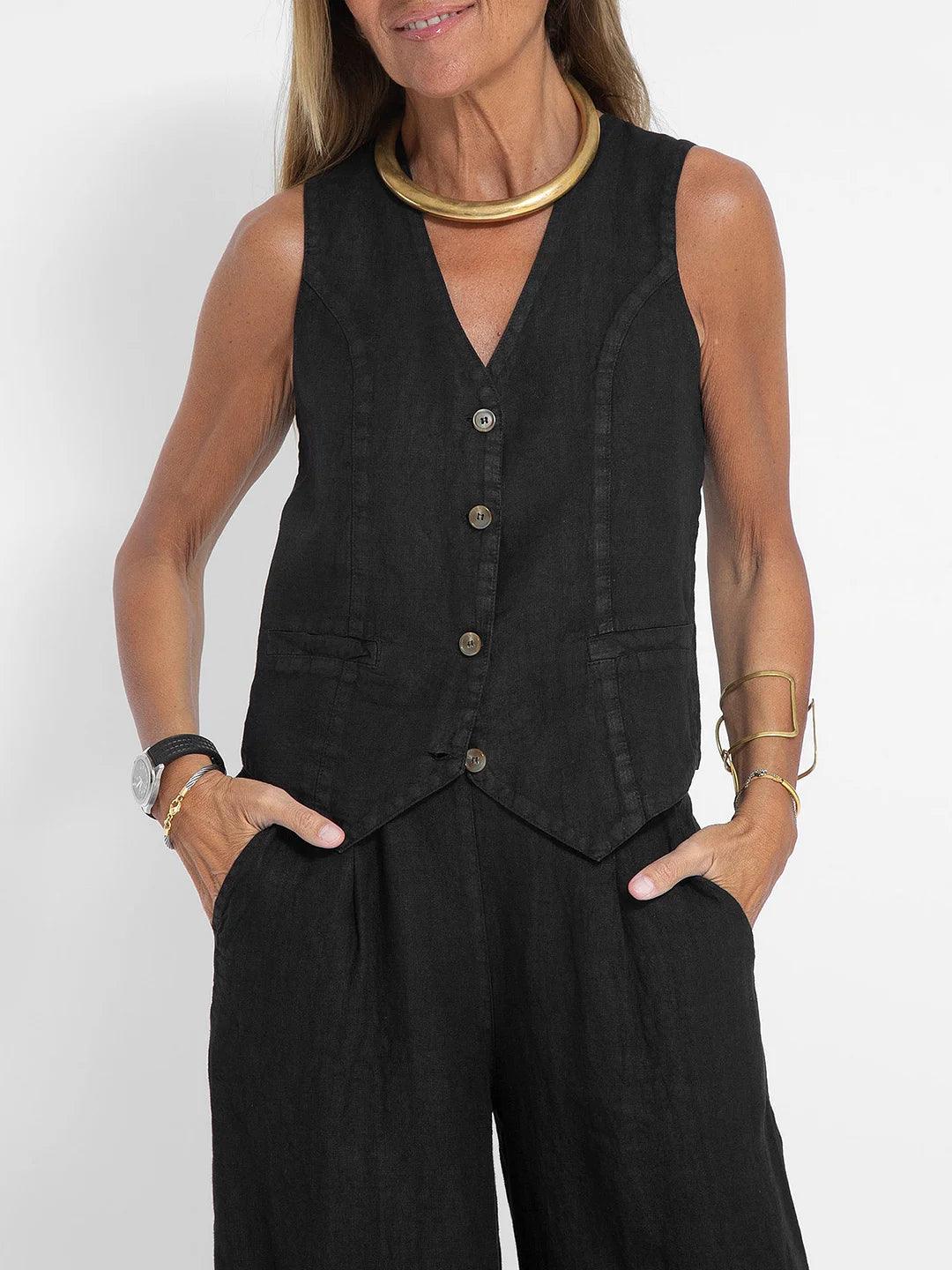 Conjunto de chaleco y pantalón