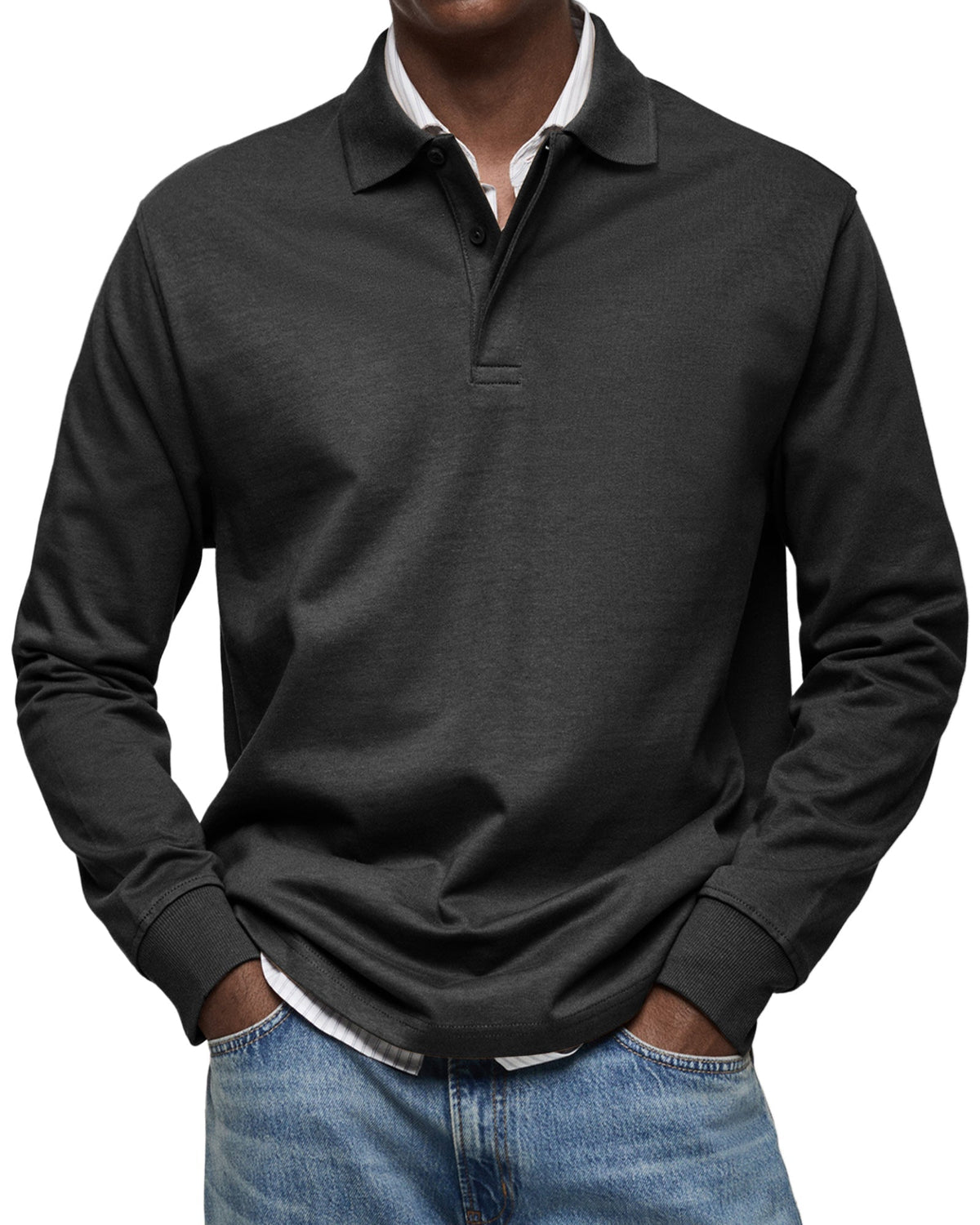 Alberto | Polo elegante de manga larga