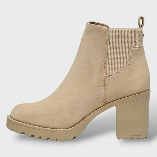 Botines clásicos de tacón ancho