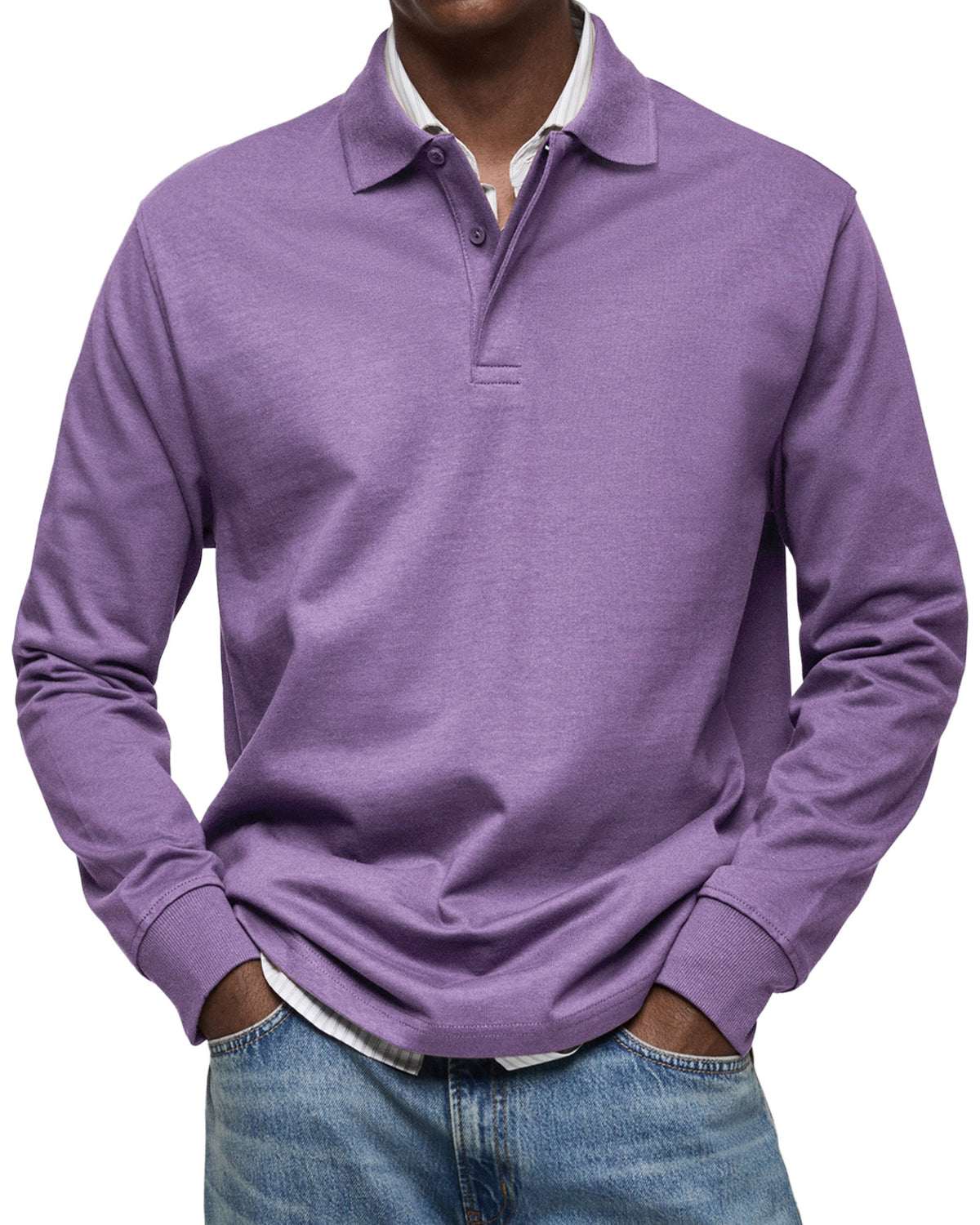 Alberto | Polo elegante de manga larga