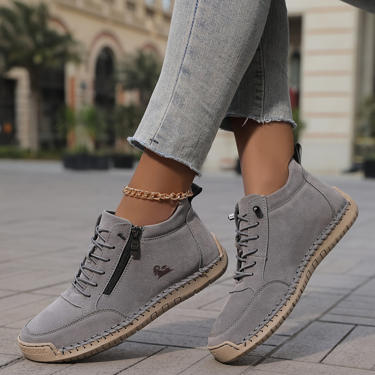 Lisa | Zapatos cómodos con cremallera