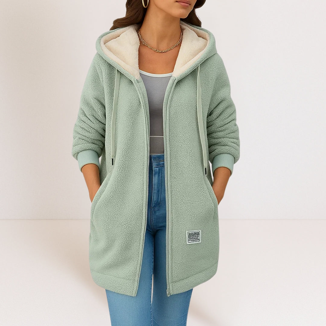 Giacca in pile da donna Phoebe, dettaglio