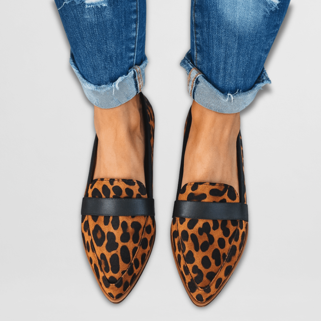 Teresa | Mocasines de efecto ante