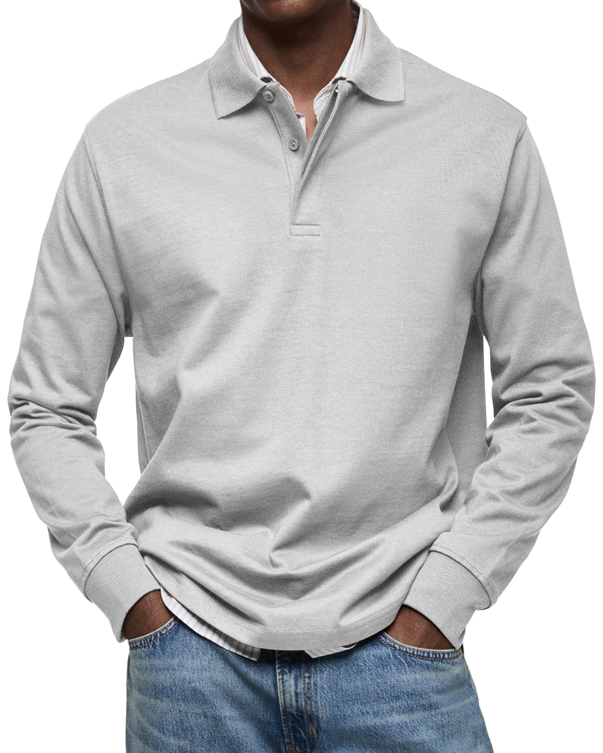 Alberto | Polo elegante de manga larga