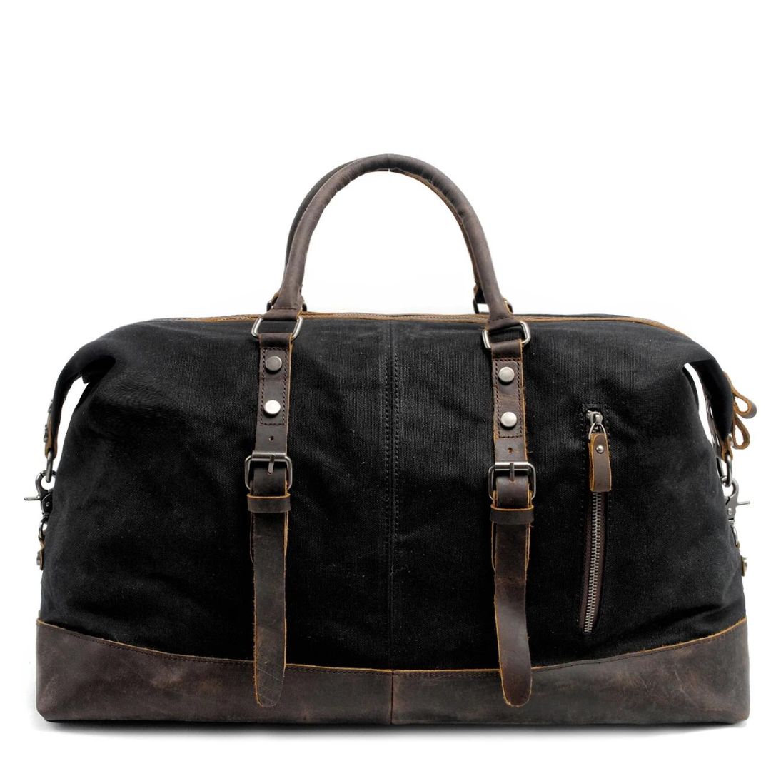Kingsley | Bolsa de viaje de lona y piel
