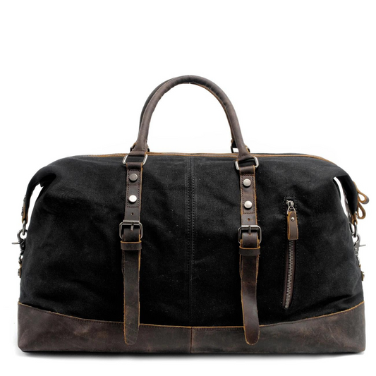 Kingsley | Bolsa de viaje de lona y piel
