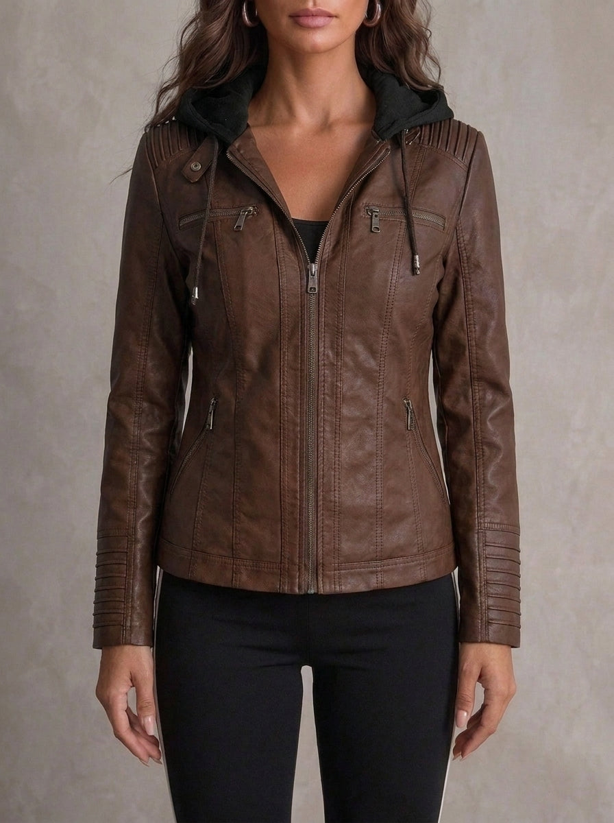 REAL | Chaqueta resistente de piel exclusiva