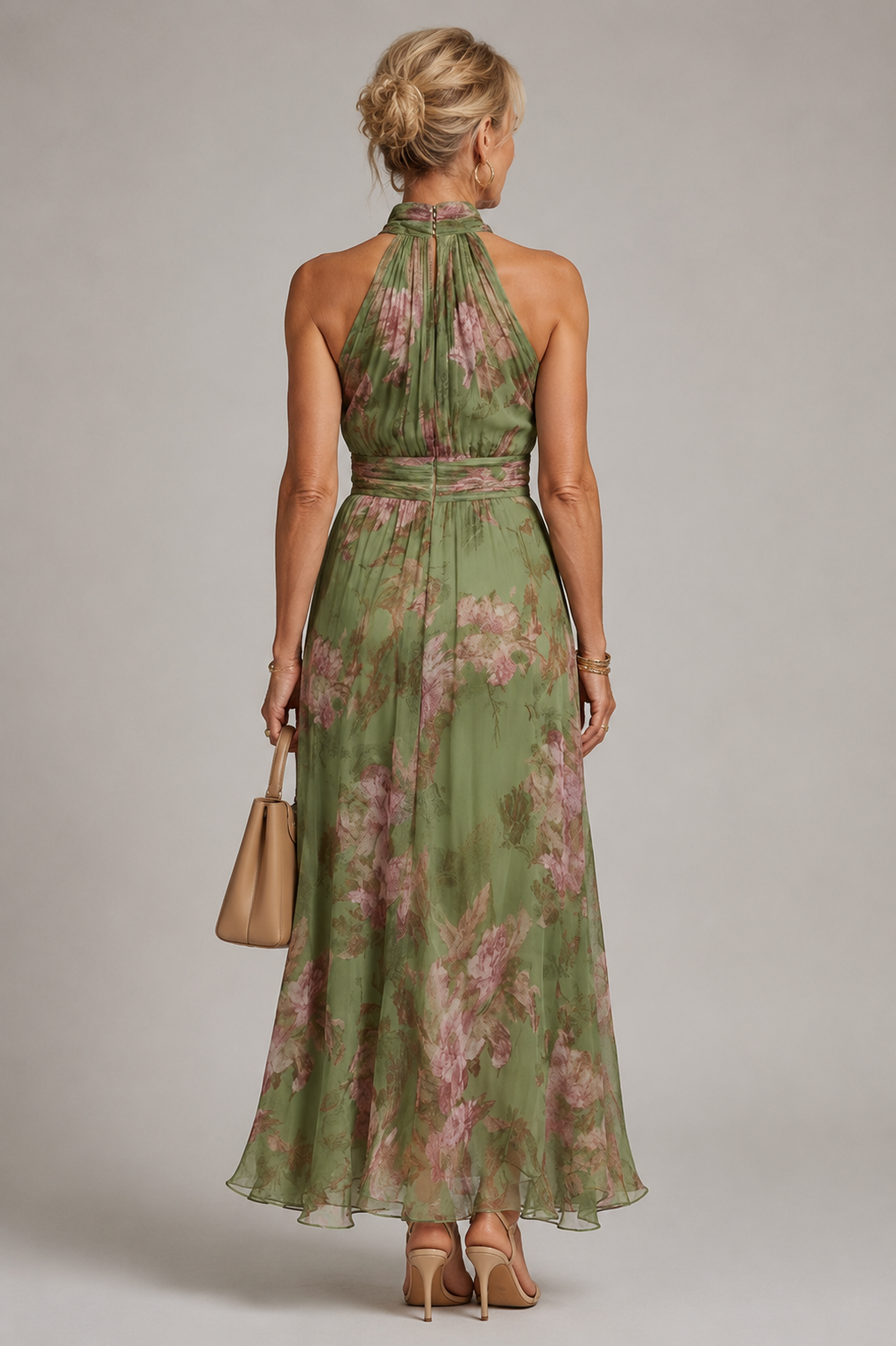 Julia | Vestido floral de cuello halter