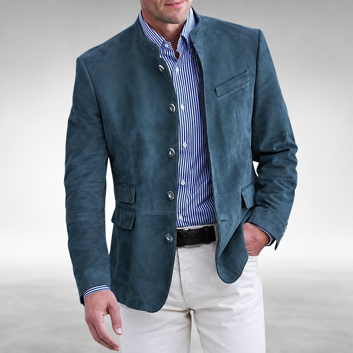 REAL | Chaqueta efecto ante