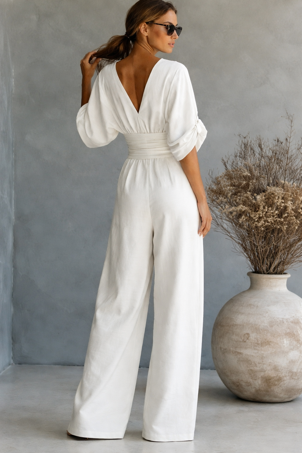 Risel | Mono elegante de pernera ancha