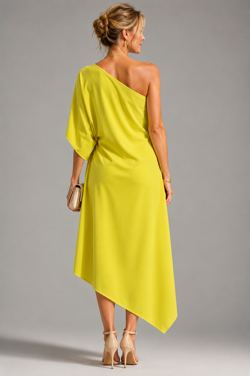 Camila | Vestido fluido asimétrico