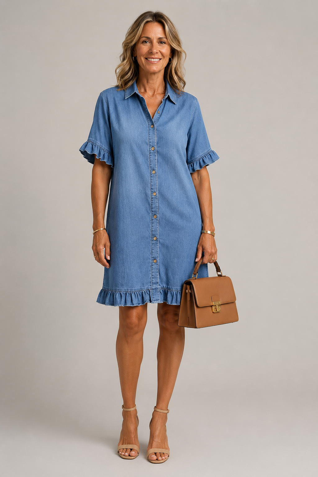 Marta | Vestido vaquero con botones