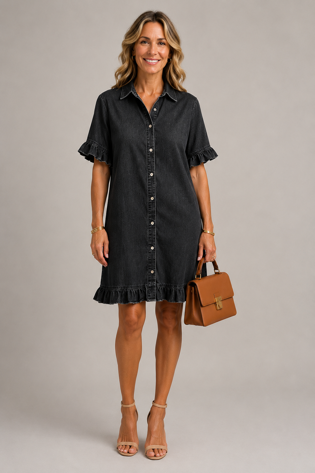 Marta | Vestido vaquero con botones