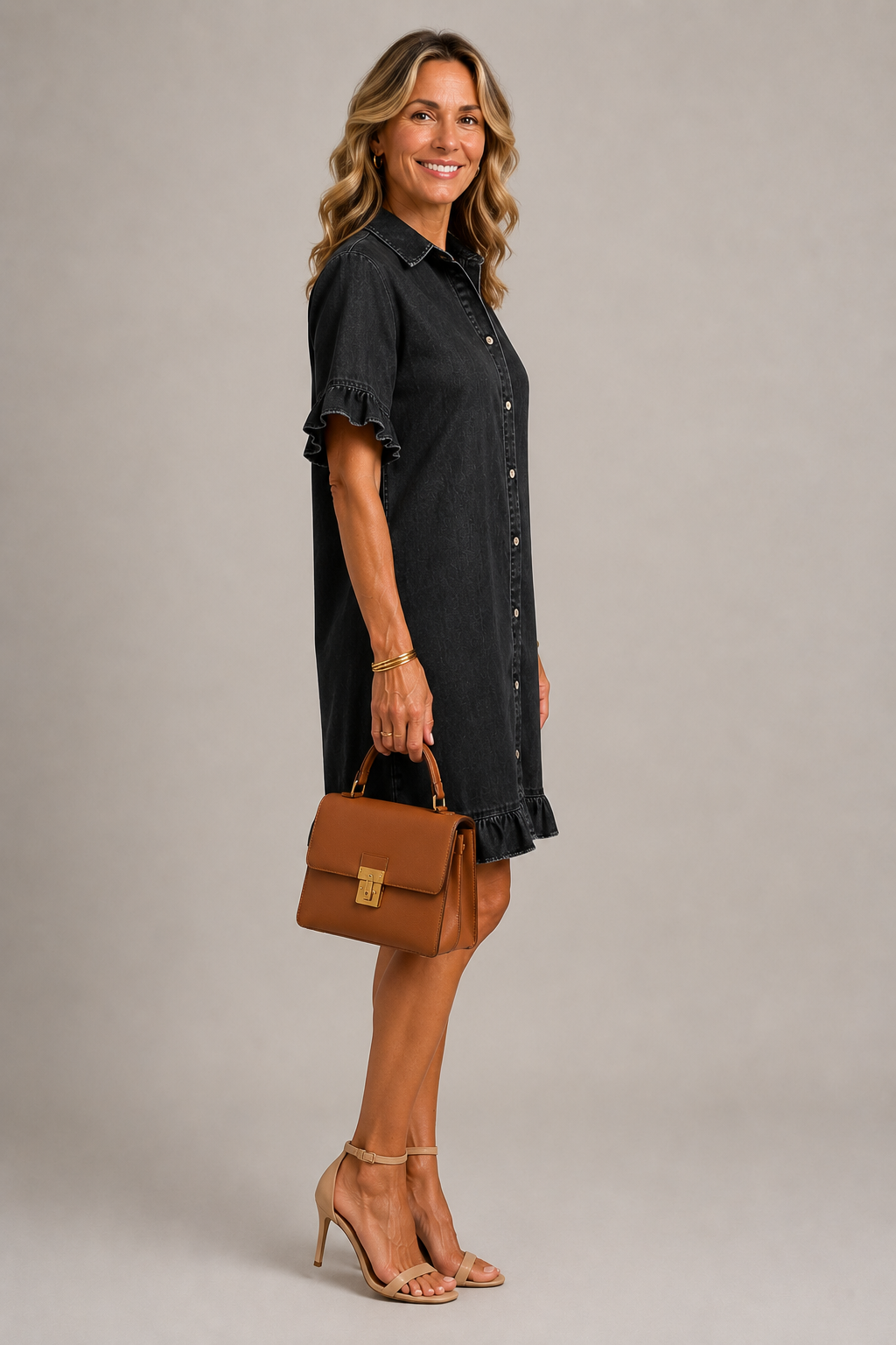Marta | Vestido vaquero con botones