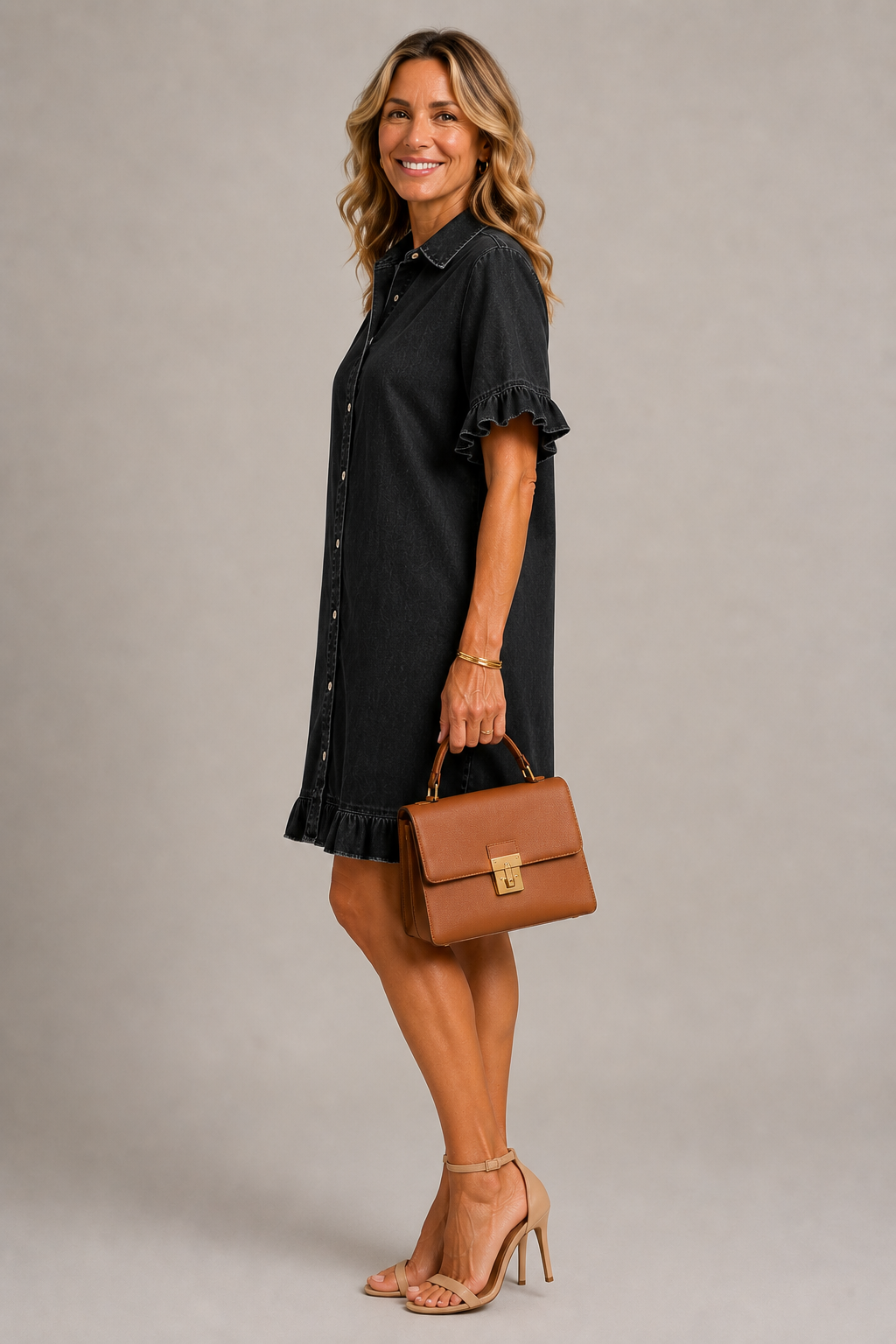 Marta | Vestido vaquero con botones
