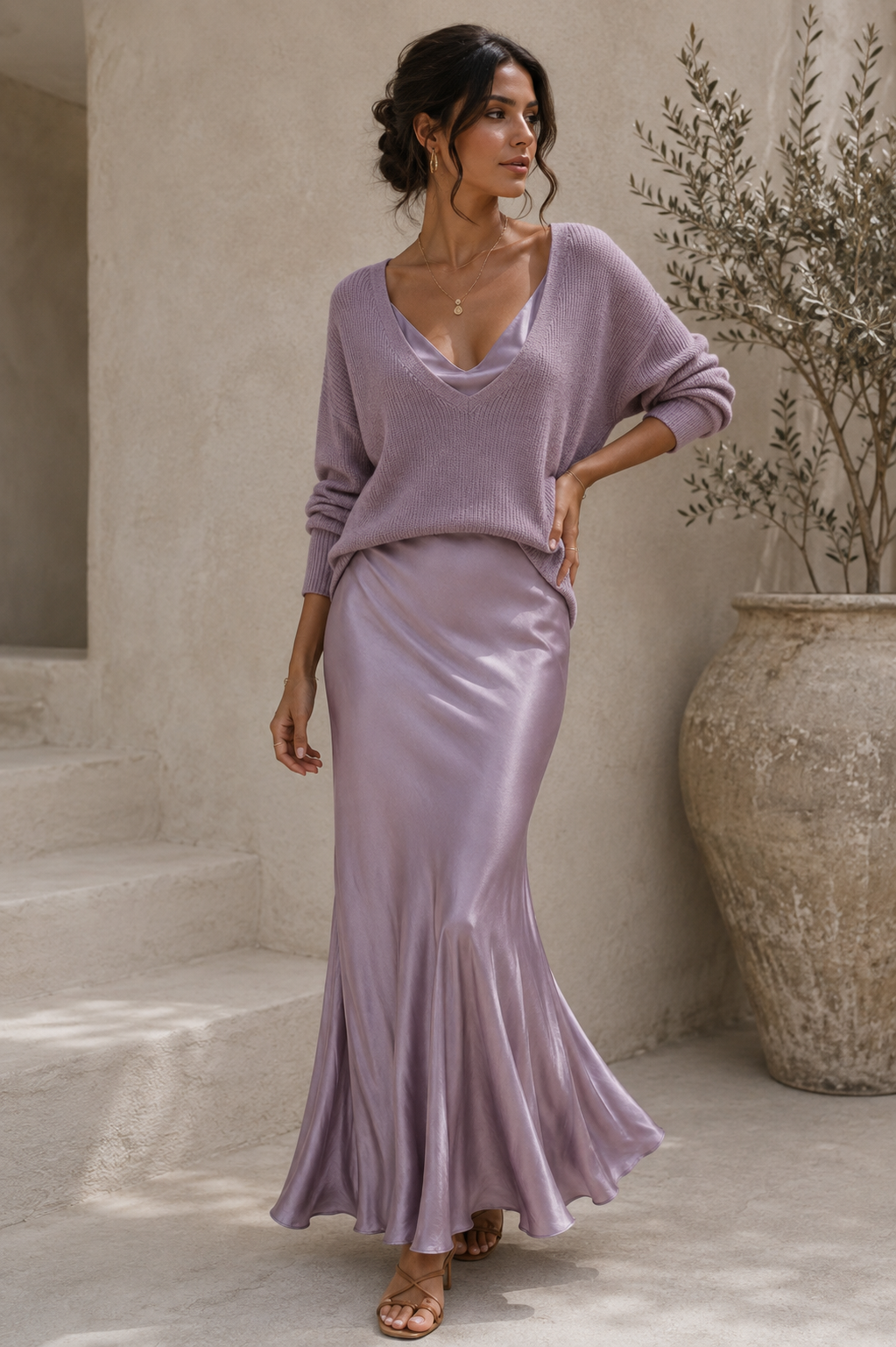 Alma | Vestido elegante de satén