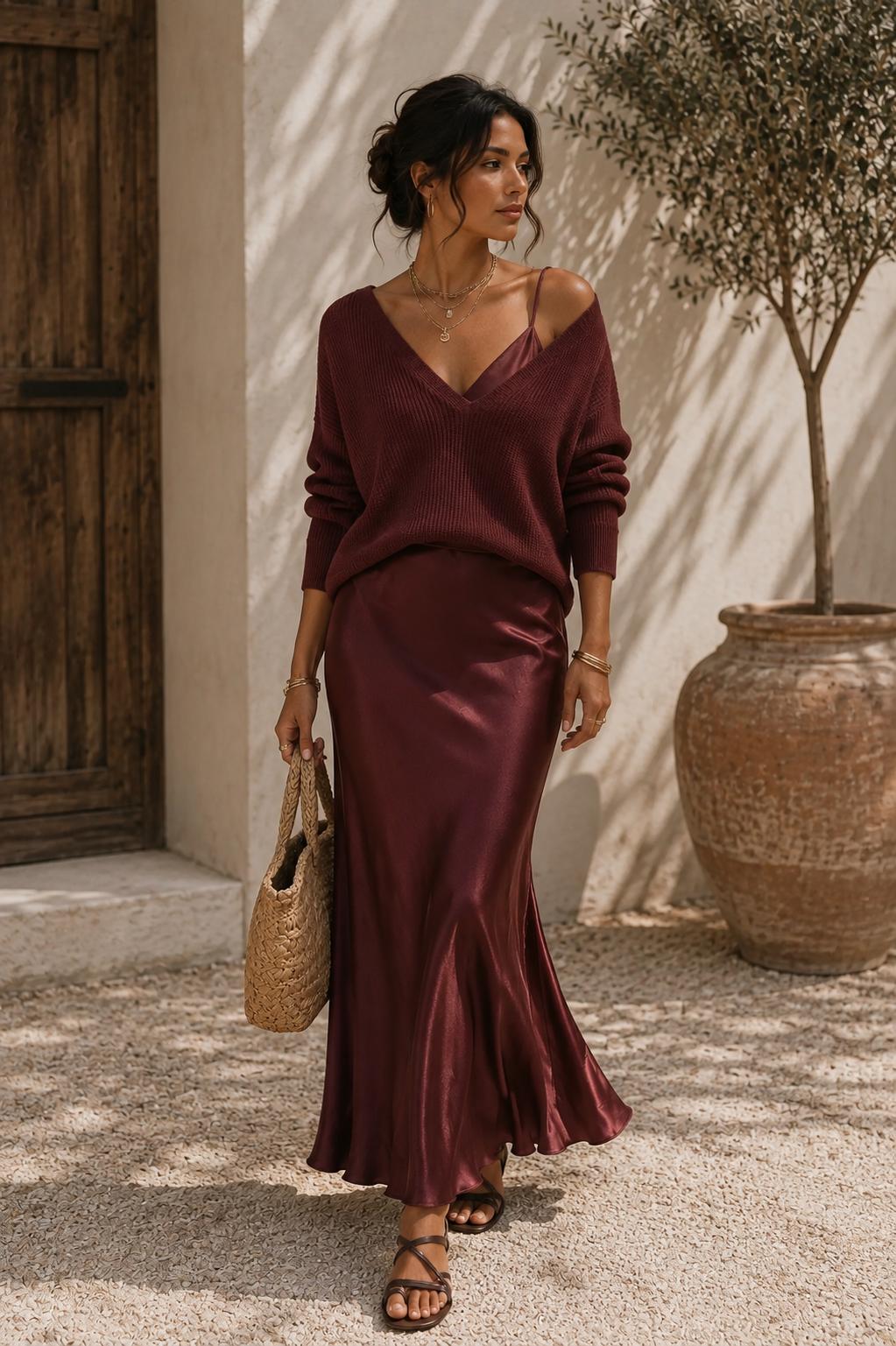 Alma | Vestido elegante de satén
