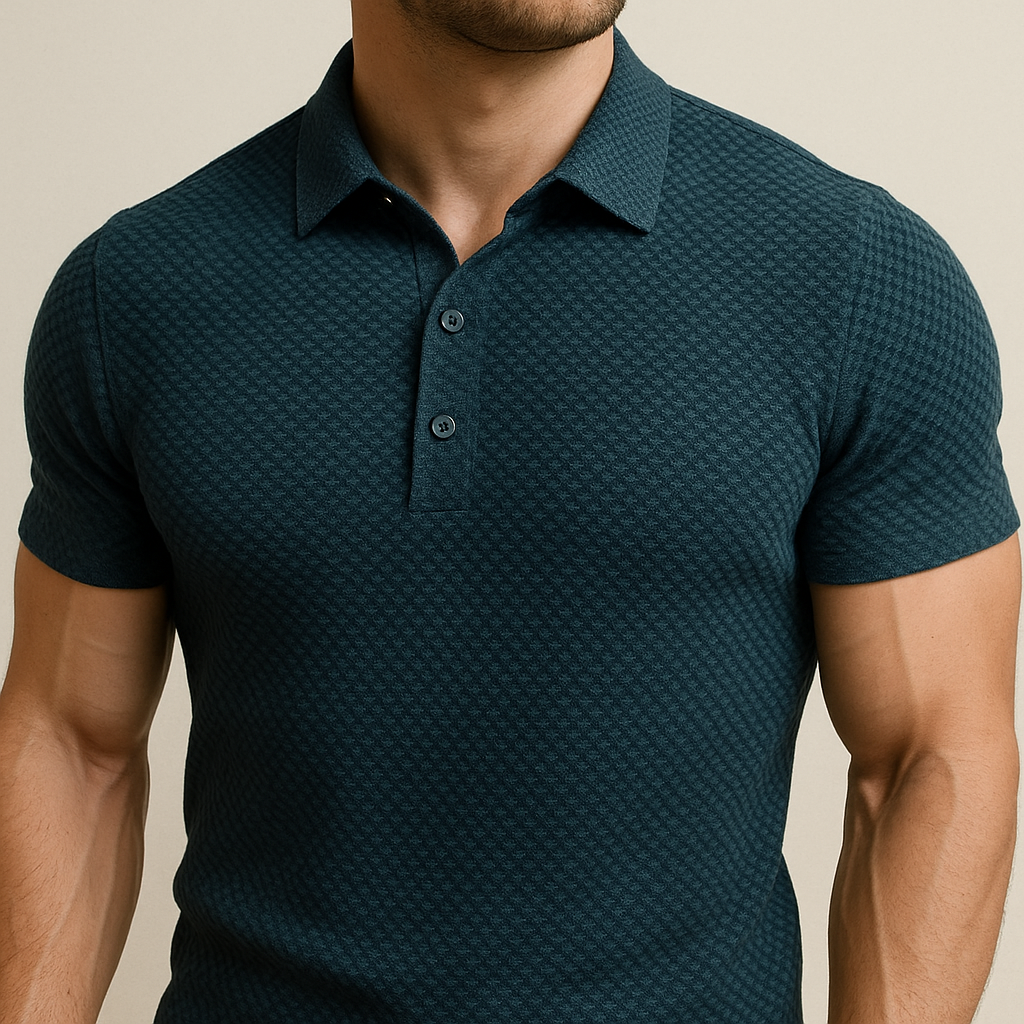 Polo de manga corta calado