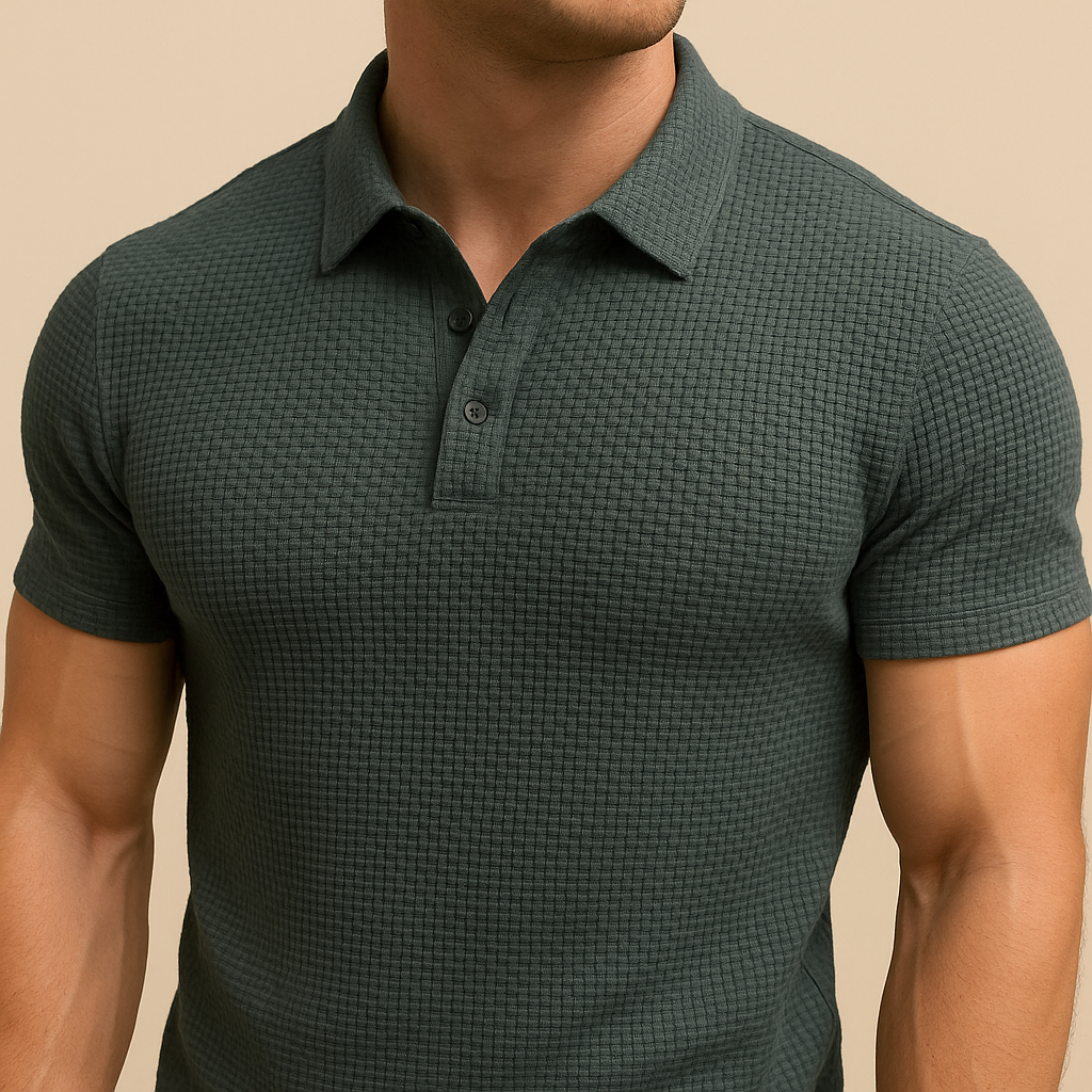 Polo de manga corta calado