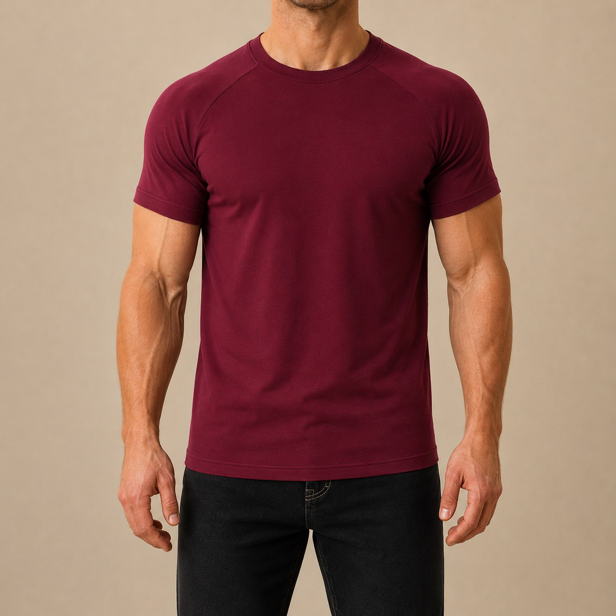 Camiseta deportiva raglán