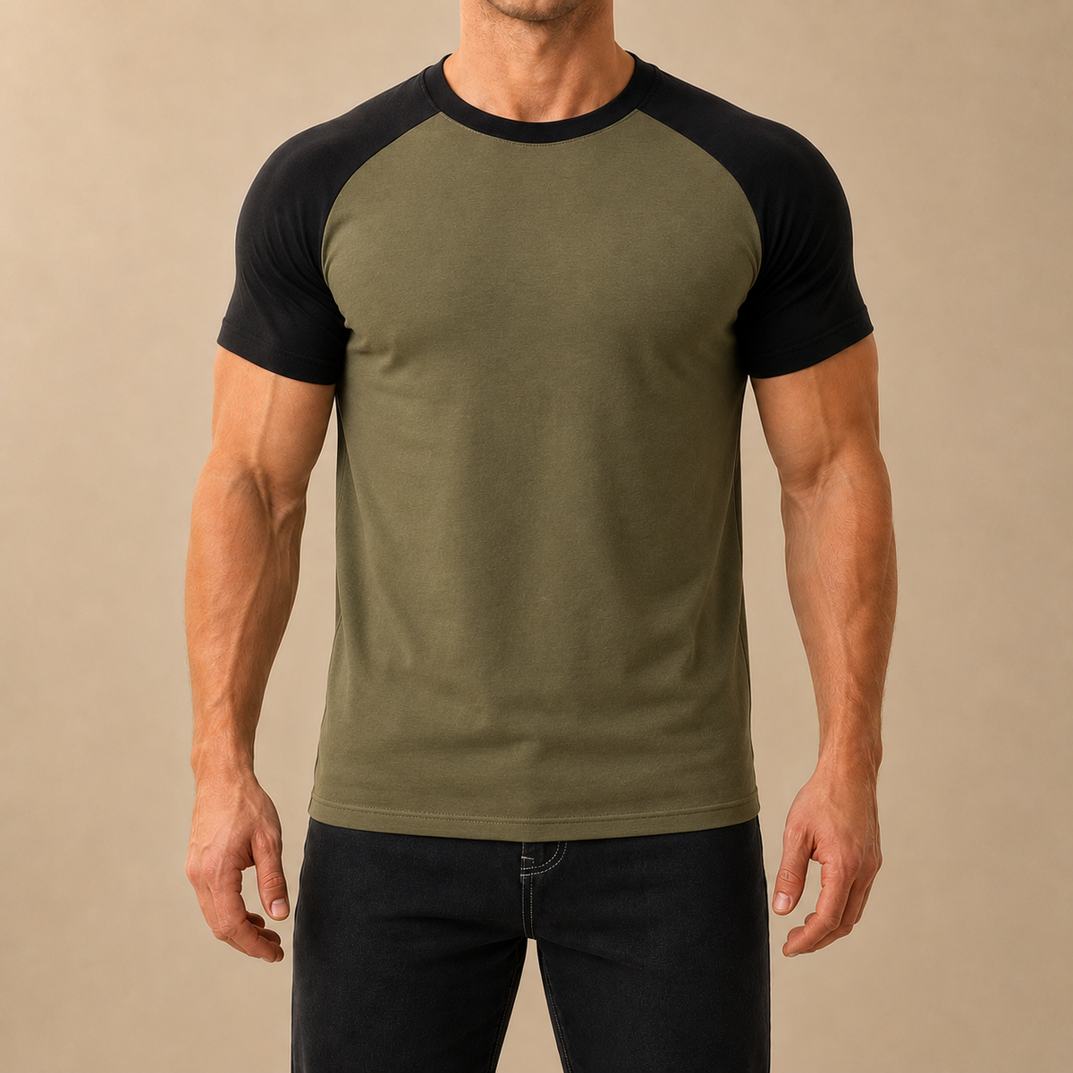 Camiseta deportiva raglán