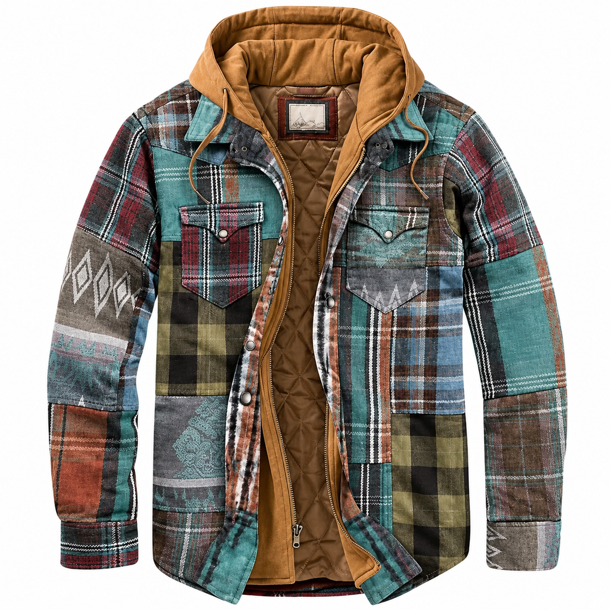 Castell | Chaqueta urbana de cuadros
