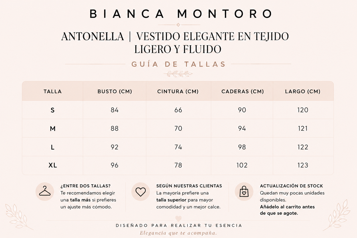 Antonella | Vestido elegante de tejido ligero