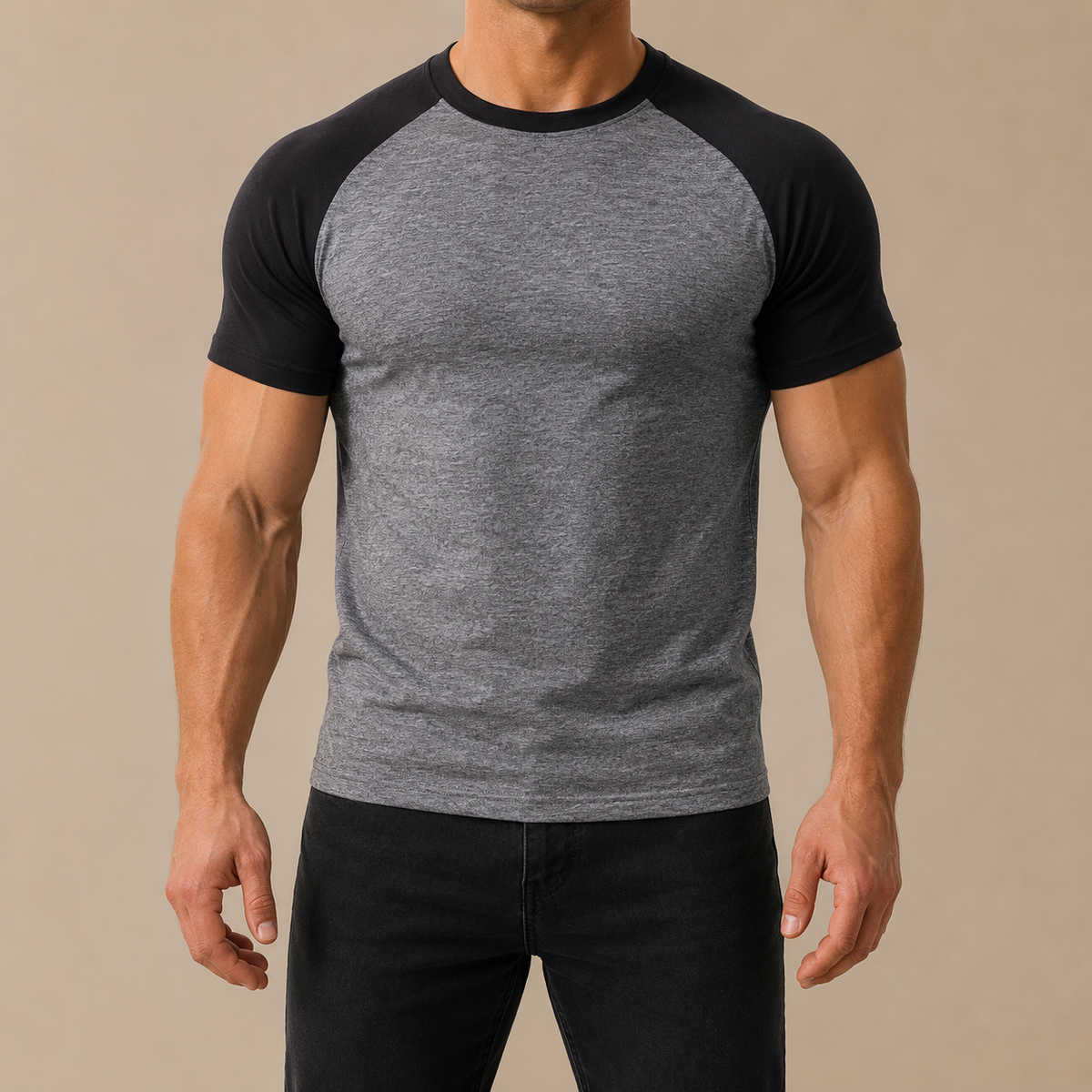 Camiseta deportiva raglán
